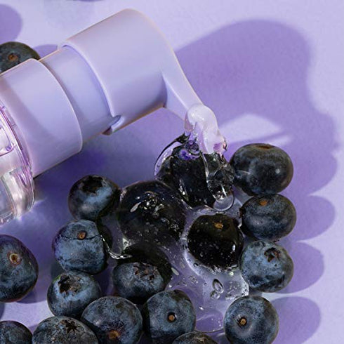 Glow Recipe Mini Blueberry Bounce Gentle Foaming Cleanser - Gentle Exfoliating Facial Wash with Hyaluronic Acid + AHA - Helps Visibly Calm Blemish-Prone Skin, Travel Size Facial Cleanser (30ml / 1 oz)