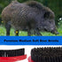 Premium Palm Wave Brush - Medium Hard Palm Curved Wave Brush for Men - Made with Nature Beech & Black Mix Bristle Men's Hair Brush Wave Brush For Men 360 (RED LEE)