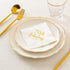 Crisky 70 and Fabulous Cocktail Napkins Gold for Women 70th Birthday Decorations, 70th Birthday Bevergae Dessert Cake Table Supplies, 50Pcs, 3-Ply