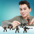 Mega Construx Halo UNSC Marine Platoon Pack Construction Set, Building Toys for Kids , Brown