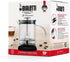 Bialetti, Cappuccino machine Milk Frother, (3 Cup) (330 ml-11 oz), Silver