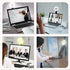 Video Conference Lighting Kit 3200k-6500K Dimmable Led Ring Lights Clip on Laptop Monitor for Remote Working/Zoom Calls/Self Broadcasting/Live Streaming/YouTube Video/TikTok (Black)