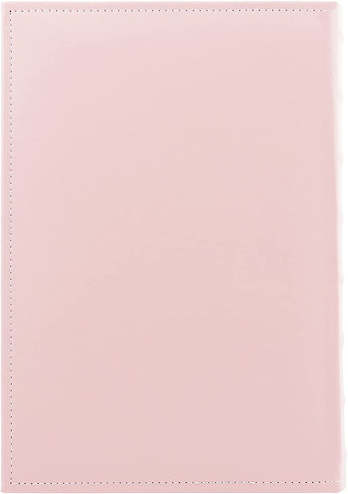 Golden State Art, Photo Album for 4x6 300 Pictures - Weddings, Holidays, Engagements, Vacations, Family - Front Extra Large Photo Display (Faux Leather Pink)