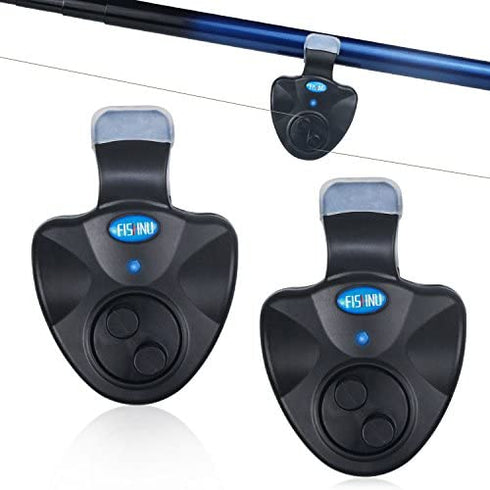 FISHNU Fishing Bite Alarms,Led Sound Fish Bite Indicators Fish Alarms,Esoteric Simplicity(Pack of 2)