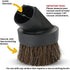 ALL PARTS ETC. Horse Hair Vacuum Attachment 1.25" Round Dust Brush, 1-1/4 Vacuum Dusting Brush, Duster Sweeper Hair Bristle Brush Compatible with Shop Vac, Oreck, Hoover and other Central Vacs