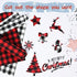Christmas Red Black Buffalo Plaid - 12 Sheets 12 x 12 Inch Heat Transfer Vinyl Red & Black Plaid Fabric Printed Vinyl Sheets Adhesive Iron on Vinyl for Clothes