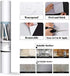 LACHEERY Matte White Contact Paper Decorative Self Adhesive White Wall Paper Waterproof Adhesive Shelf Liner Removable Peel and Stick Wallpaper for Countertops Cabinets Drawer Desk Dresser 15.8"x80"