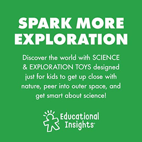 Educational Insights GeoSafari Jr. Kidnoculars, Binoculars for Toddlers & Kids, Stocking Stuffers for Boys & Girls, Ages 3+