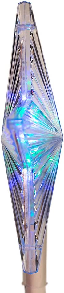 Kurt Adler Color-Changing LED Star Treetop, 8.5-Inch