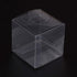 BENECREAT 30 Pack 3.5x3.5x3.5 Inches Clear Plastic Party Favor Box for Valentine's Day Choclates and Wedding Party Candy Cookies Favors