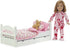 18 Inch Doll Clothes Accessories for American Girl Dolls | Reversible Floral Print Doll Bedding 5 Piece Set | Fits 18" Our Generation and Journey Girls Dolls