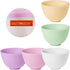 5 Pcs 10.5X7CM Home Use Odorless Anti-drop Silicone Bowl Facial Mask Mixing Bowl Prep Measuring Bowl (M)