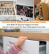 4 Pack Grabber Catches 10 LB Pull Force Cabinet Doors Push to Close Latch RV Drawer Latches and Catches Hardware Baby Proof for Camper, Home, Kitchen, Bathroom, Office