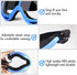 POKONBOY 2 Pack Protective Goggles / Safety Glasses / Motorcycle Eyewear with Bandanas - Compatible with Nerf Game Battle for Kids (Red & Blue)