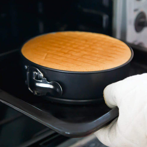 MiHerom 11 Inch Springform Cake Pan with Piping Set,Nonstick Round Leakproof Cheesecake Pan Bakeware for Kitchen Baking