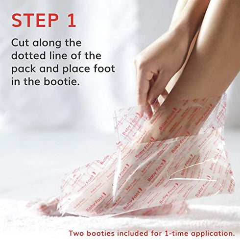 Foot Peel Mask - Baby Foot Original Exfoliant Foot Peel - Repair Rough Dry Cracked Feet and remove Dead Skin, Repair Heels and enjoy Baby Soft Smooth Feet 2.4 Fl. Oz. Lavender Scented Pair