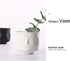 Ardax Black Ceramic Decorative Bowl with Face Pattern,Jewelry and Key Holder,Home Décor Vase for Living Room