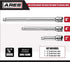 ARES 70243 - 3-Piece 1/4-Inch Drive Socket Extension Set - Includes 2-Inch, 4-Inch and 6-Inch Extensions - Premium Chrome Vanadium Steel with Mirror Finish