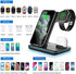 WAITIEE Wireless Charger 3 in 1, 15W Fast Charging Station for Apple iWatch 6/5/4/3/2/1,AirPods Pro,for iPhone14/13 Pro/Pro Max/12/11/X/Xr/Xs/8/Samsung Galaxy Phone Series (No Watch Charging Cable)
