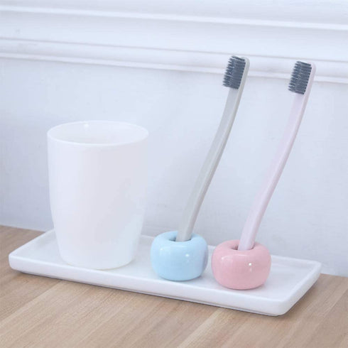 Ceramic Vanity Tray Small Rectangle, Bathtub Tray Bathroom Organizer, Cosmetics Holder for Tissue Candle Towel Plant Jewelry Ring Dish Dresser Perfume Shampoo-White(1 Pc)(Large)