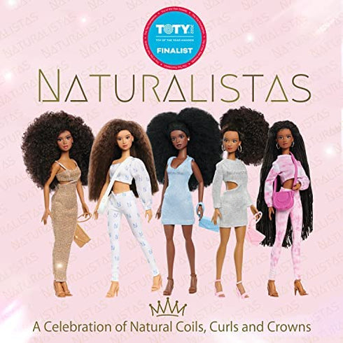 Naturalistas 11.5-inch Fashion Doll and Accessories Dayna, Curly 3C Textured Hair, Medium Brown Skin Tone, Designed and Developed by Purpose Toys