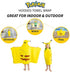 Pokemon Pikachu Bath/Pool/Beach Soft Cotton Terry Hooded Towel Wrap, 24" x 50", By Franco Kids