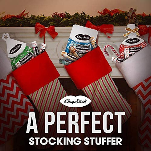 ChapStick Holiday Stocking Holiday Flavored Lip Balm Gift Set for Lip Care, Stocking Stuffer - 0.15 Oz (Pack of 5)