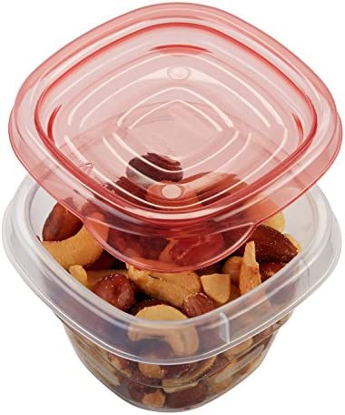 Rubbermaid - Mini Food Storage Containers, (0.5 Cup), (6 Pack)