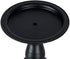 2 Pcs Black Pillar Candle Holders, Most Ideal for 3" Pillar Candles, Gifts for Wedding, Party, Home, Spa, Reiki, Votive Candle (2 x L)