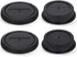 2 Pack JJC Body Cap Cover and Rear Lens Cap Kit for Canon EOS Rebel T6 T7 T5 T4i T5i T6i T6s T7i T8i SL1 SL2 SL3 60D 70D 77D 80D 90D 5D Mark II III IV 6D 7D & More Canon DSLR Camera with EF EF-S Lens