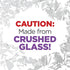 FloraCraft Diamond Dust Glitter 6 Ounce Clear Glass