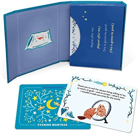 Knock Knock Affirmators! Mantras Evening - Night Affirmation Cards Deck, Positive Affirmations & Meditation Cards (30 Cards Deck)