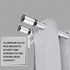 Curtain Rod Holders, Curtain Rod Bracket Set of 4 Rod Brackets White Heavy Duty Single Drapery Rod Holder With Screws, Curtain Holders Hooks For Wall Curtain Brackets For 1-1.2 Inch Curtain Rod