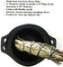 Cast Iron Cauldron w/handle, ideal for smudging, incense burning, ritual purpose, decoration, candle holder, etc. (6"Diameter handle to handle, Inside Diameter 4 1/8")