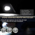 D-Lumina Side Mirror Puddle Lights Assembly Compatible with 2010-2018 Dodge Ram 1500 2500 3500 4500 5500 Pickup Trucks, Under Mirror Puddle LED Lamp 6500K White 2-Pieces