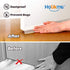 Holikme 1.8”W-33 Feet Weather Stripping Silicone Door Seal Strip Door?Silicone Sealing Sticker Adhesive for Doors?Suitable for Windows, Doors, etc,Transparent
