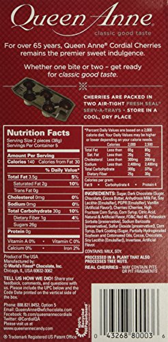 Queen Ann Dark Chocolate Cherries, 6.6 oz