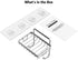 ODesign Soap Dish Sponge Holder with Hook for Bathroom Shower Kitchen Wall Mounted Rustproof Stainless Steel - Adhesive No Drilling