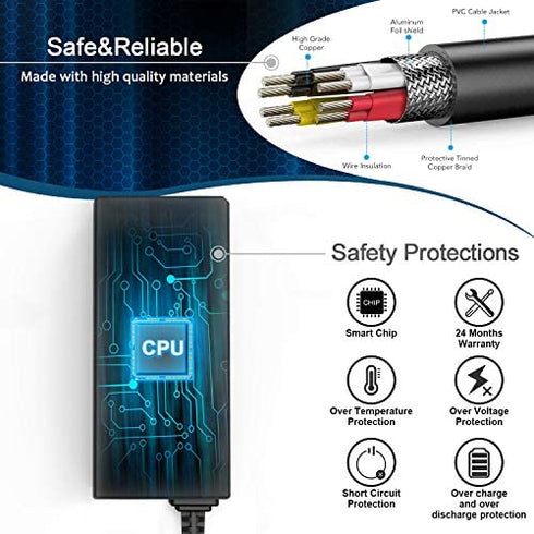 45W Replacement AC Adapter Charger for Dell Inspiron 15 3000 5000 Series 15-3552 3555 3558 3565 3567 5551 5552 5555 5558 5559 5565 5567 5568 5578 7558 7568 7569 7579 Laptop Power Supply Cord