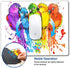 SHALYSONG Mouse pad Small Computer Mouse pad, Watercolor Parrot Mouse pad, Non-Slip Rubber Mouse pad with Personalized Animal Custom Design