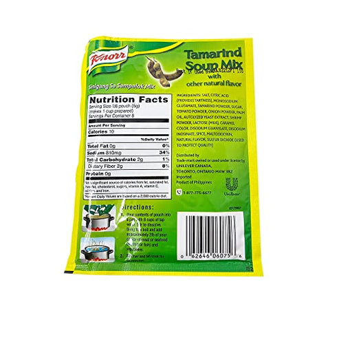 Knorr Tamarind Soup Mix (Sinigang sa Sampalok Mix), 1.41oz (40g), 2-pack