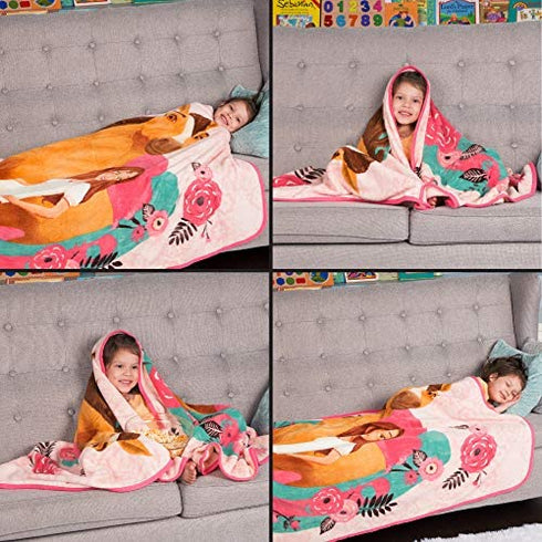 Franco Kids Bedding Super Soft Micro Raschel Throw, 46 in x 60 in, Spirit Riding Free