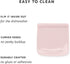 W&P Porter Sandwich Bag 100% Silicone Reusable Food Storage Bag | 34 oz Flat - Blush | Cook, Store, or Freeze | Easy Cleaning, Dishwasher-Safe