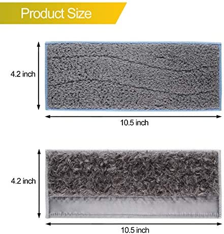MXZONE Brava m6 Wet Mop Pads Sweeping Reusable Replacement Pads for iRobot Braava Jet m6 (6012) (6110) (6112) Ultimate Robot Mop?5 Pack?
