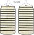 BB Brotrade Hanging Jewelry Organizer,Accessories Organizer,74 Pocket Organizer for Holding Jewelries (Beige-74 Pocket)