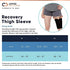 Copper Compression Hamstring Support Sleeve - Copper Infused Anti Slip Thigh Support for Sore Hamstring, Groin, Quad, Muscle Sprains, Tendinitis, Workouts, Sciatica Pain & Sports Recovery. Fit for Men & Women - XL