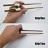 Training Chopstick Helper & Holder - Reusable & Replaceable, for Adults, Beginners, Seniors and someone with Hand Cramps/Stiff/Arthritis, Disabled (2 Pairs)