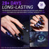 modelones 9D Cat Eye Gel Nail Polish Set - 2 Pcs Black Blue Chameleon Magnetic Galaxy Glitter Galactic Effect Magic Gel Polish with Magnet Stick Soak Off LED Gel Nail Polish Nail Art 7ML