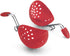 Cuisipro Egg Silicone Poacher Set of 2, Red