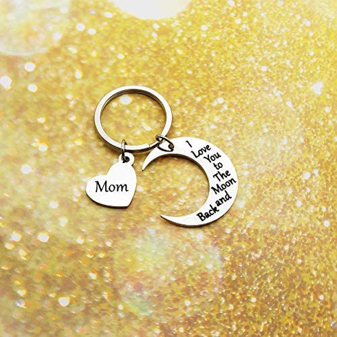 Mothers Day Gifts for Mom Keychain Mother Mum Gifts From Daughter Son In Law Birthday Present From Kids Stocking Stuffer